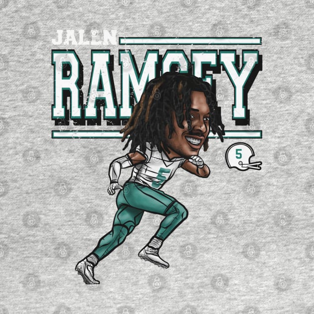 Jalen Ramsey Miami Cartoon by danlintonpro